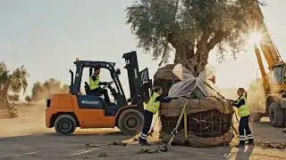 Groensector.nl &ndash; Ancient Olive Tree Export in Action | Mediterranean Nursery
