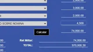 Calculo de impuestos al millar, mejoras en Constructora CDFI, sistema de Factura Electrónica