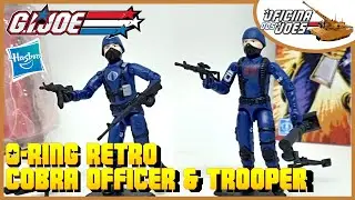 Cobra Officer & Trooper - GIJoe O-Ring Retro - Review PT/BR  @oficinadosjoes