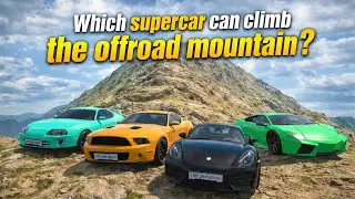 Supercars vs Offroad Mountain 🚗💥 Only ONE Makes It! 