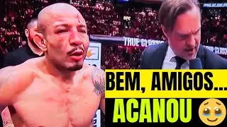 JOS&Eacute; ALDO PERDE, SE EMOCIONA E APOSENTA NO UFC 315, VEJA A REA&Ccedil;&Atilde;O DO BRASILEIRO