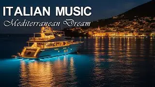 🛥️ Mediterranean Splendor | Italian Smooth Jazz Lounge on a Midnight Luxury Yacht