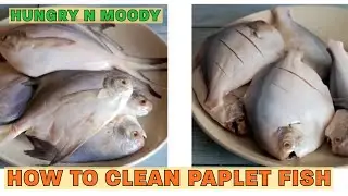 Pomfret fish ko kaise clean aur cut karen | पोमफ्रेट फिश को घर पर कैसे काटें और साफ करें