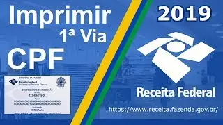 Como tirar 1&ordf; via cpf  e Imprimir ? Emitir - 2019