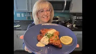198) Crispy Chicken Schnitzel /Mustard Cream Sauce