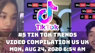 #5 TIK TOK TRENDS VIDEO COMPILATION US UK | 24th August 2020