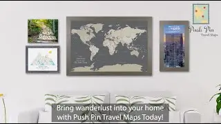 What we offer at Push Pin Travel Maps