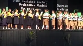 Ineah's choral reading grade 3