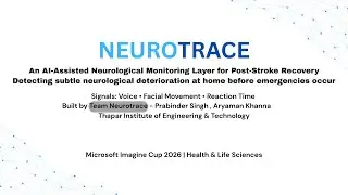 NeuroTrace Ai | First Phase | Building Phase | Imagine Cup 2026