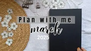 March 2025 Plan with me || Bullet Journal Setup March || Minimal setup