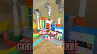 DIY Mini Concrete Batching Plant 🤯 | Working Cement Mixer Machine | Science Project #shorts #science