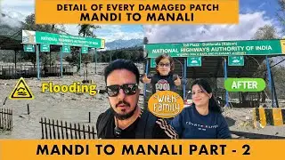 Mandi To Manali Road Conditions !!Family ke Saath Jaayen ya Nahi ??Full Details #travel#manali 