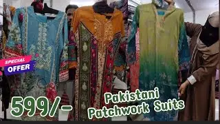 Dhamaka Offers Pakistani Readymade Patchwork Suits at Special Offer Price