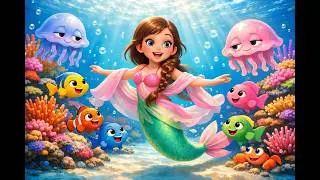 Little Mermaid Friendship Makes Magic 💙 | Mermaid Ocean Festival Animated Story| Kids stories world