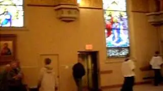 St. Peter's Church, Stevens Point, WI Sunday Mass Inside