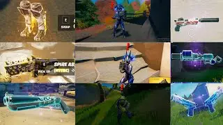 ALL 6 Bosses & 2 Mythic Weapons & 4 Exotic weapons Season 6 Fortnite