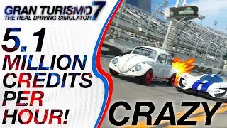 GT7 - 5.1 Million Credits an Hour!! 500,000 in 6 mins! (Gran Turismo 7 Tomahawk Beetle Money Glitch)