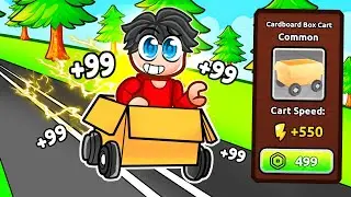 Jeg Fik Den HURTIGSTE Cart I Roblox Ride And Slide!