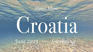 Snorkling at Murter Island, Croatia.