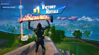 *NEW* TOXIC FUSION SKIN IN FORTNITE PS5 + A VICTORY ROYALE WIN! (SOLO)
