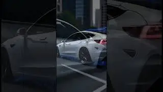 Tesla Showcase | Futuristic Design & Luxury Interior | Cinematic Showroom View #automobile