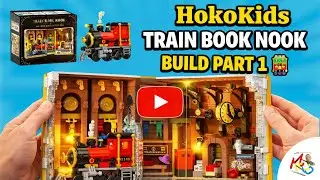 HokoKids Train Book Nook Build Part 1 | &Uuml;berraschend gut? 👀#HokoKids #TrainBookNook #BookNook