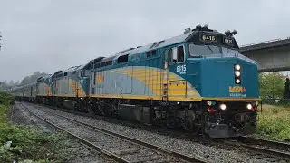 (Triple Header!) (2 Hours & 33 Minutes Late!) VIA 2 (The Canadian) - 6415/6432/6410 In Vancouver BC 