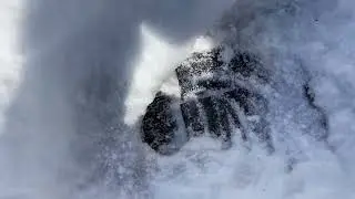 Discovering roof leak from ice dam ￼
