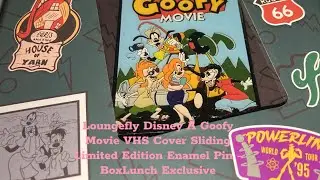 Loungefly Disney A Goofy Movie VHS Cover Limited Edition Enamel Pin BoxLunch Exclusive Unboxing