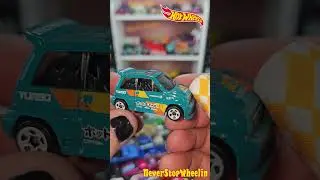 '85 Honda City Turbo II in Teal TREASURE HUNT 2025 HotWheels Mainline unboxing!