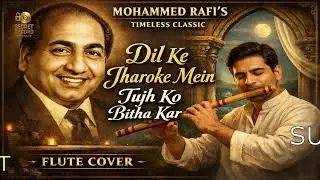 RAFI'S EVERGREEN HIT DIL KE JHAROKE MEIN TUJH KO BITHA KAR ON FLUTE