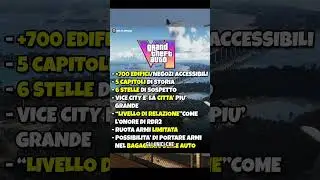 LEAKS GTA 6 CONFERMATI INDIRETTAMENTE DA ROCKSTAR GAMES #gta6 #gta6leaks #gta6trailer