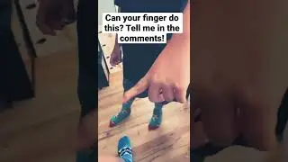 Can your finger do this? #shorts #hands #fingers #pizza