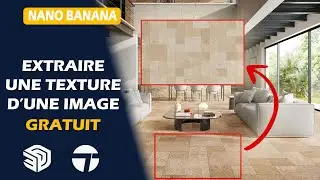 Unlimited 3D textures for free for SketchUp and Twimmotion with Nano Banana