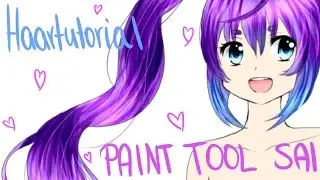 Haartutorial in Paint Tool Sai | LaLadybugTV