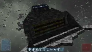 Space Engineers: Let's Play Episode 20 Battle Carrier and New Damage Models!