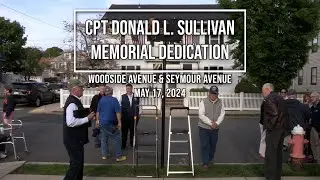 Cpt Donald Sullivan Memorial Dedication, May 17, 2024 - Winthrop, MA