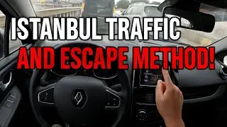 ISTANBUL TRAFFIC AND ESCAPE METHOD! | POV driving | Part 1