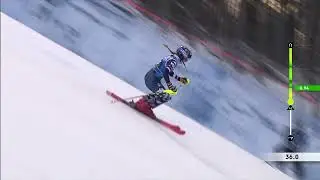 Mikaela Shiffrin dominates Run 1 in Levi, Finland&mdash;carrying a massive 1.49 second lead into Run 2 🐐⛷️