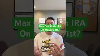 Does it make sense to max out your Roth IRA on January Ist every year? #roth #ira #max #education