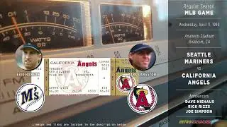 1990-Apr-11 &bull; SEA/CAL &bull; Seattle Mariners vs California Angels - Radio