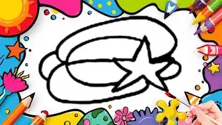 How To Draw cute Star Cap  Drawing, Painting & Coloring For Kids and Toddlers_🌈🎨 🐋
