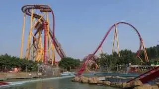 Dive Coaster @ Chimelong Paradise (off ride POV)