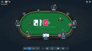 Stake.us Poker 10NL Double gutter to the straight flush