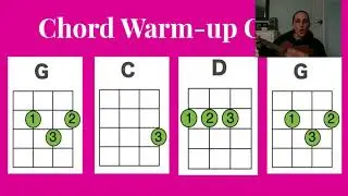 Ukulele DM Chord and G Major Warm-up