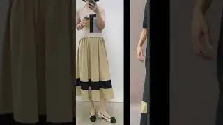 Color block dress with side pockets MT2205453