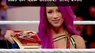 WWE HISTORY: Sasha Banks.