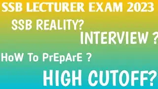 SSB LECTURER INTERVIEW Odisha || High cutoff || ssb reality || How to face ssb lecturer interview