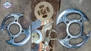 😱DlY - create A Beautiful Axe 🪓 from bike🏍 chain sprocket#tranding #shortsviral#amazing #vishwakarma