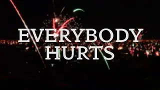Everybody Hurts - R.E.M. (Cover with lyrics)